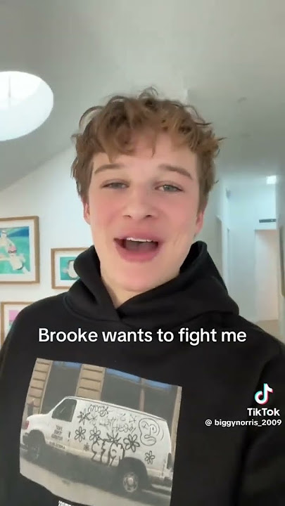 biggys reaction to the brooks.😭🙏#fyp #biggynorris #brookss #tiktok #trending #funny