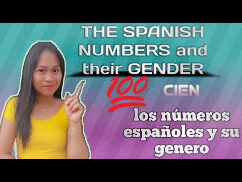 numbers in spanish and their gender | mga numero sa español | paano matuto mag español