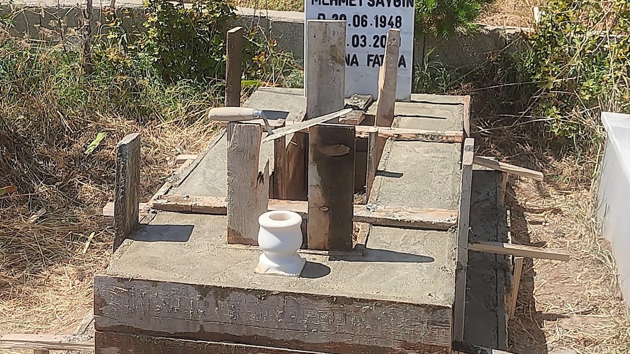 MEZAR NASİL KALDIRILIR BETON İLE YAPİM #keşfet #mezarcı  #erzincan