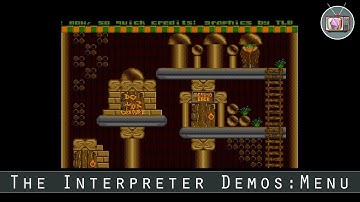 The Interpreter Demos: Main Menu by Tom, 2017 | Atari ST Intro