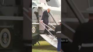Donald Trump Stepping Off Helicopter Uk Windsor