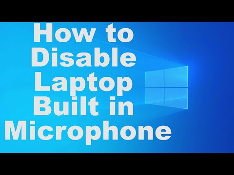 Video: How To Enable The Built-in Microphone On A Laptop