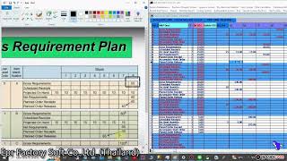 โปรแกรมการวางแผนการผลิต (MPS) การคำนวณหาวัสดุ( MRP)  การพิสูจน์ MRP Calculation & MRP TABLE screenshot 5