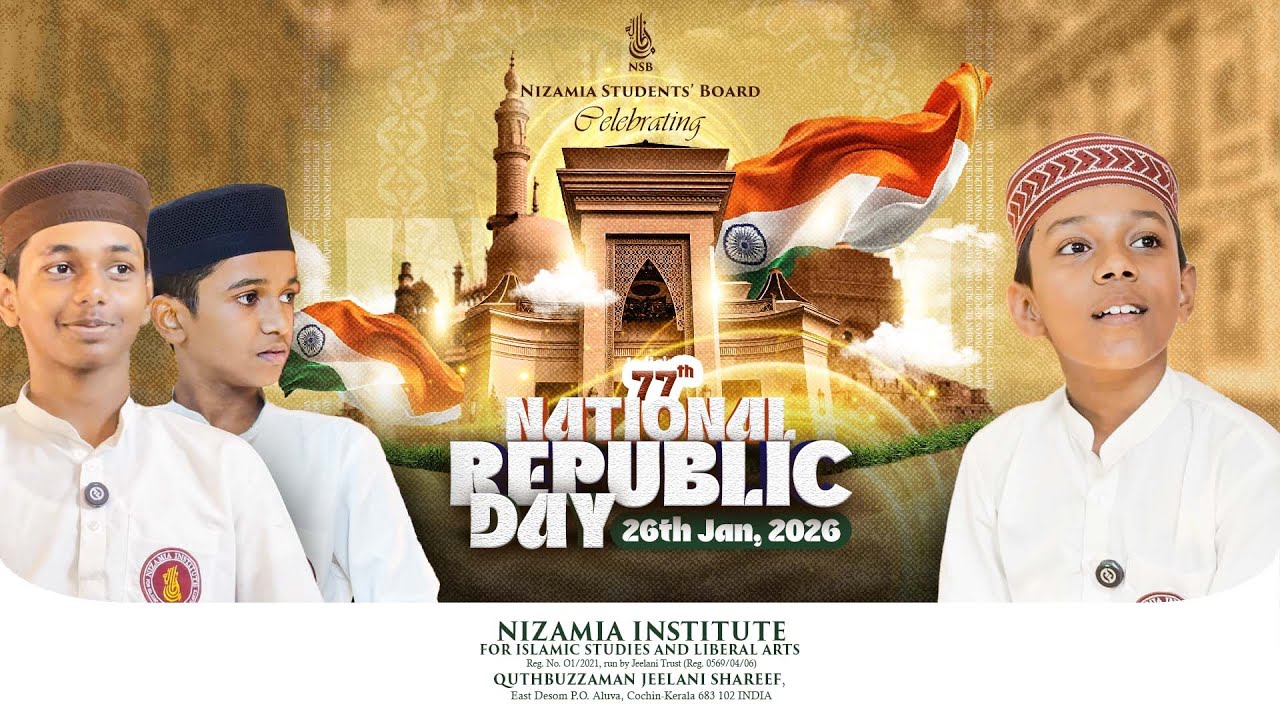 𝐑𝐄𝐏𝐔𝐁𝐋𝐈𝐂 𝐃𝐀𝐘 & 𝐓𝐇𝐄 𝐂𝐎𝐍𝐒𝐓𝐈𝐓𝐔𝐓𝐈𝐎𝐍 𝐎𝐅 𝐈𝐍𝐃𝐈𝐀 - Nizamia 𝐇𝐒 Students in 𝐂𝐨𝐧𝐯𝐞𝐫𝐬𝐚𝐭𝐢𝐨𝐧