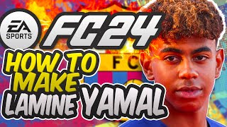 FC 24 | How to make Lamine Yamal  Stats & New Animation Barcelona La MASIA PHENOM!