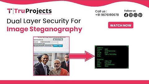 DUAL LAYER SECURITY FOR IMAGE STEGANOGRAPHY