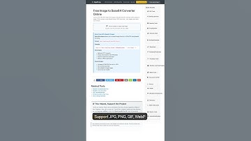 Free Image to Base64 Converter - Data URI Generator — in 30 seconds #Developers #DevTools