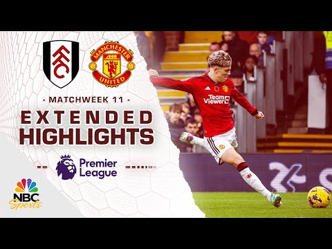 Fulham v. Manchester United | PREMIER LEAGUE HIGHLIGHTS | 11/4/2023 | NBC Sports