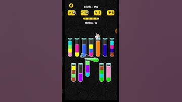 color water sort 3d game level 194 easy to clear
