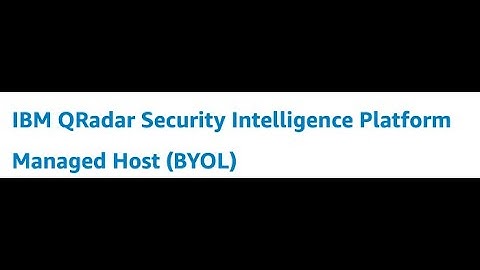 Qradar Managed Host in AWS