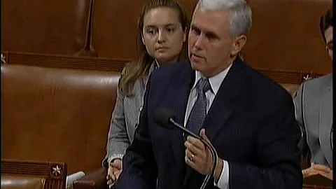11-7-2009 - Pence Speaks In Support Of Pro-Life Stupak/Pitts Amendment To Health Care Bill