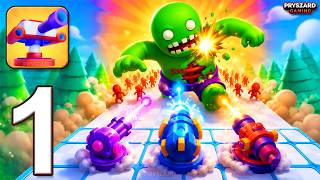 Shooting Towers: Merge Defense - Gameplay Walkthrough Part 1 - Tutorial (iOS, Android) screenshot 4
