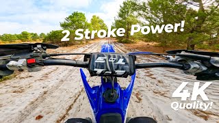 2 Stroke Sand Trail Riding !  4K Quality!