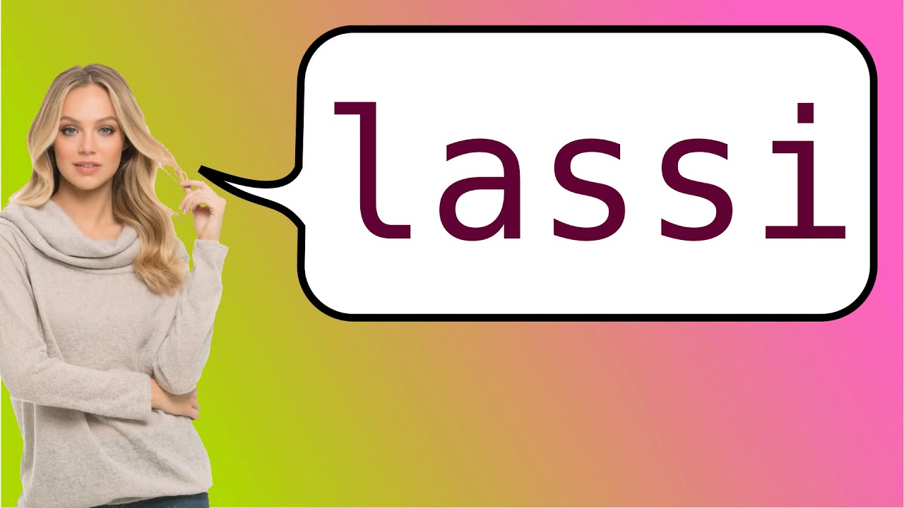 How to say 'lassi' in French? YouTube