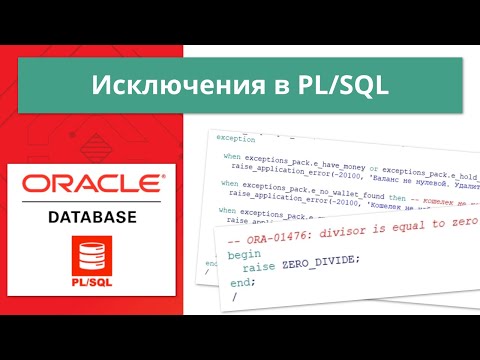 Видео: Что такое исключения сохранения в Oracle?