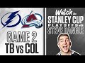 Watch Stanley Cup Final Game 2 | Colorado Avalanche vs. Tampa Bay Lightning LIVE w/ Steve Dangle