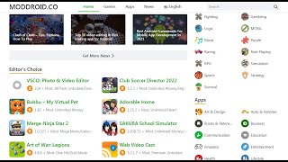 Mod Apk Downloading Website Premium WordPress Themes, Download, Moddroid Theme, playstore, apkpure screenshot 2