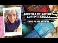 Live painting with toronto abstract artist lori mirabelli