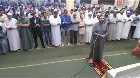 صلاة العشاء اليوم من مسجد الفاروق بشربين الخميس 12/9/2019 آيات من سورة القصص وسورة الضحي