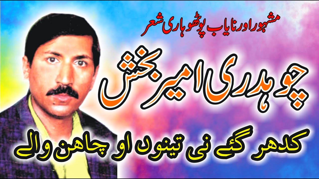 KIDER GAYE NI TENU  | AMEER BAKSH | POTHOHARI SHER