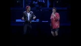 George Michael & Aretha Franklin - 1988-08-29 - 'Knew You Were Waiting' (Partial) Interview -Detroit