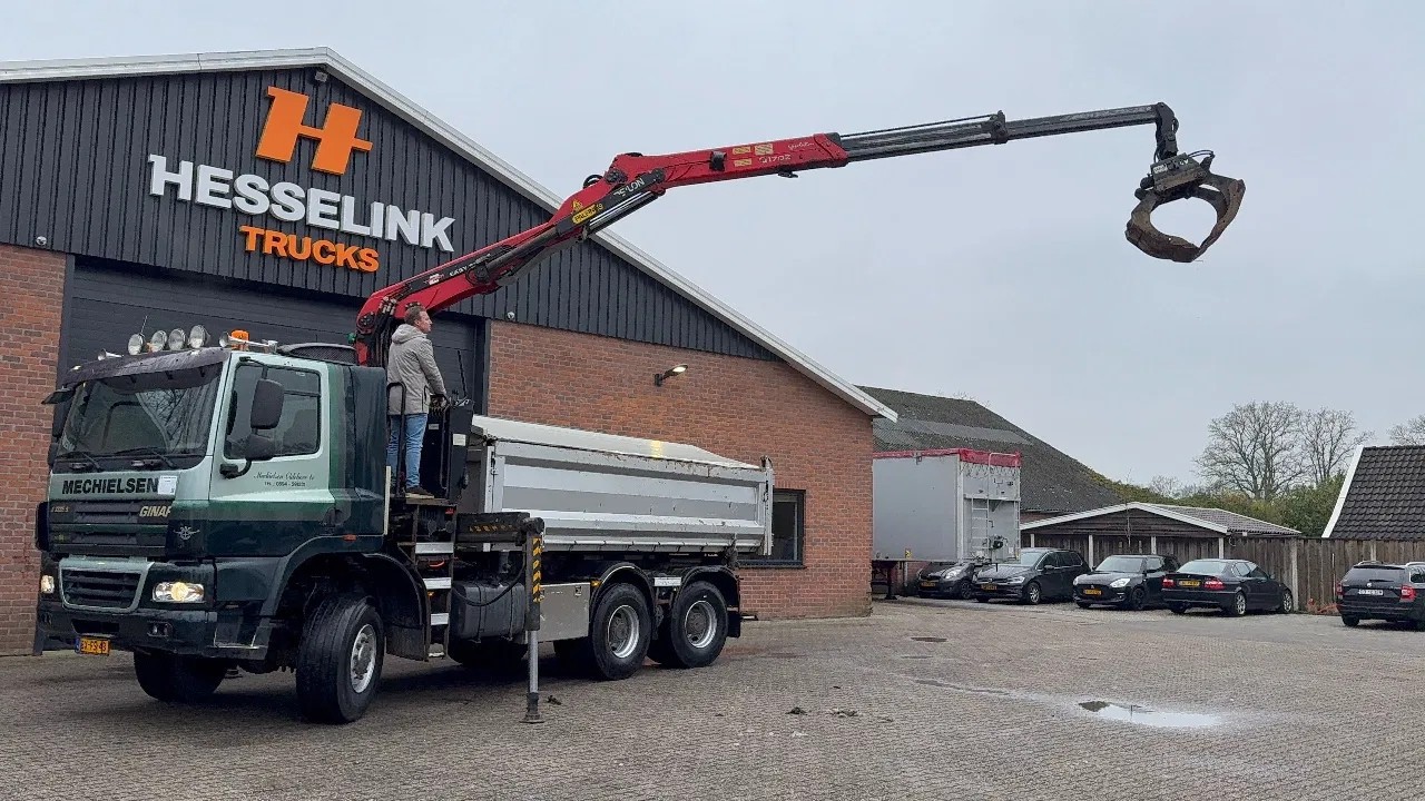 Ginaf X 3335 S 460 6x6 17 T/M Palfinger Crane | for sale | Hesselink Trucks