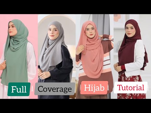 Simple And Easy Hijab Tutorial With Full Coverage । New Hijab Style 2023 । Everyday Hijab Tutorial ।