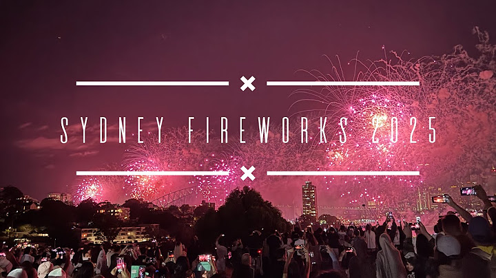 Happy New Year | Sydney Fireworks 2025 | Australia