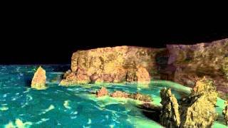 Aivazovsky Tribute - Cinema 4d animated texture test