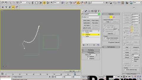 Autodesk 3ds Max Video Tutorial   Sub Objects Splines   Segments and Splines   Design ReForm