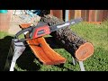 Milling with an electric chainsaw - Best method