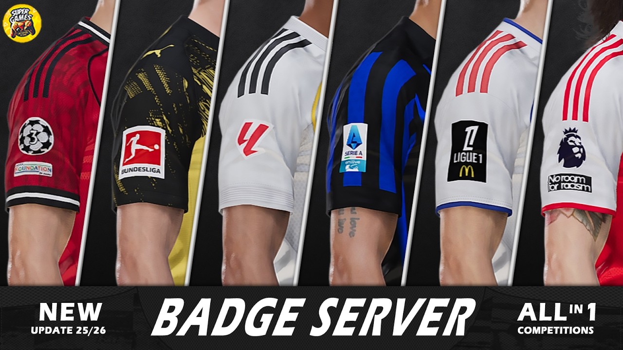 Mega Update Badge Server All Competitions 25/26 Download & Install ...