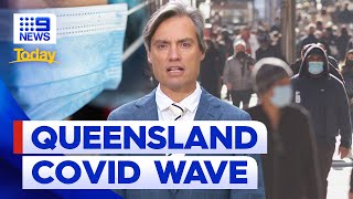 Doctors ask for mask wearing in public amid Queensland COVID-19 wave | 9 News Australia