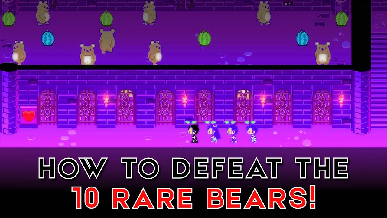 How To Defeat The 10 Rare Bears! OMORI Part 33 YouTube