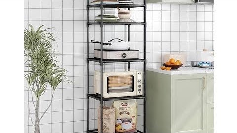 Hướng dẫn lắp đặt kệ sắt kệ nhà bếp đa năng 6 tầng