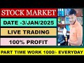 PART TIME WORK | 1000/- EVERYDAY FROM STOCK MARKET | 100% PROFIT | STUDENTS WORKING  CAN DO THIS|