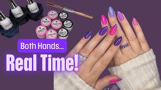 Do My Nails With Me Dip Powder Tutorial | Both Hands, REAL TIME