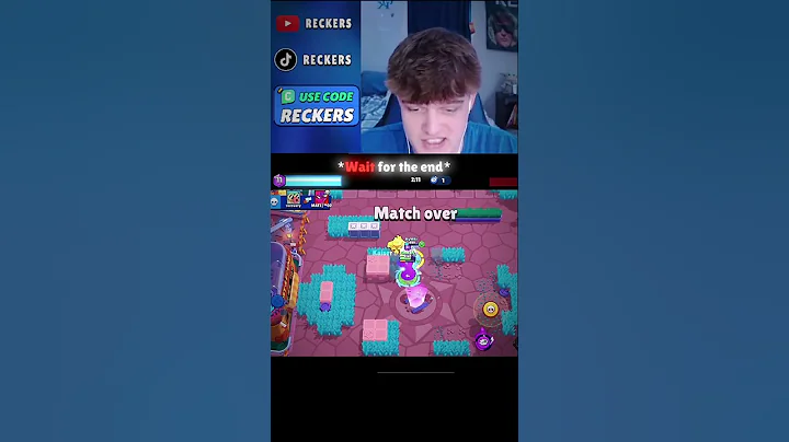 Reckers Carried by a Edgar Main 💀🙏🏻 Brawl Stars #shorts #brawlstars #supercell #viralshort #fyp