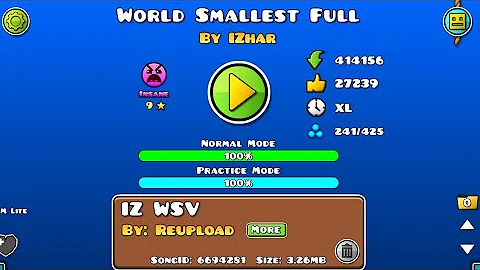 World's Smallest Violin Full version [Nivel 2.2 XL] Geometry dash | edwardUWUxd