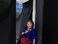 Tibetan little cute red face nomad girl | wangtibvideo #short