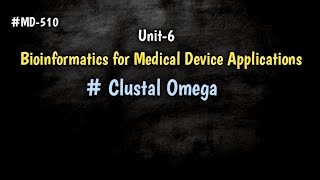 #Clustal Omega 