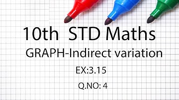 10th New syllabus (2020) (English Medium) Maths Ex:3.15 Qno:4