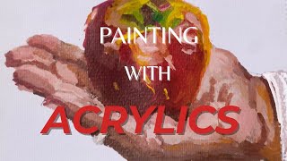 How to Paint an Apple – Acrylic Still Life Tutorial
