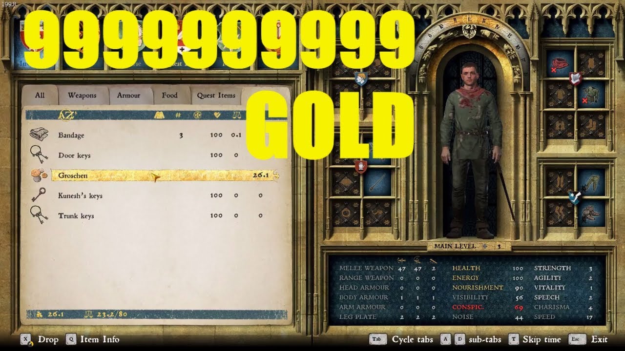 Kingdom Come Deliverance Cheat Engine Money Youtube