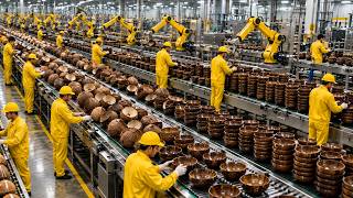 Inside the Coconut Shell Factory: From Waste Shells to Premium Eco-Friendly Bowls | Full Process