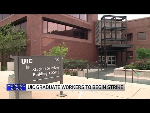 UIC graduate workers begin strike