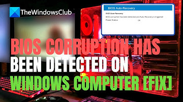 BIOS corruption has been detected, and Auto-Recovery is triggered