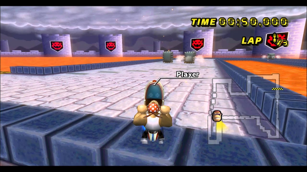 [MKWii-TAF] GBA Bowser's Castle 3 - Backwards