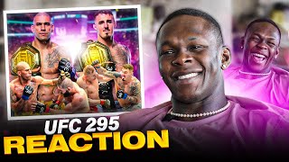 Israel Adesanya Reacts to INSANE UFC 295 PPV &amp; Responds to Alex Pereira Callout