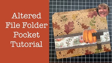 Altered File Folder Pocket Tutorial
